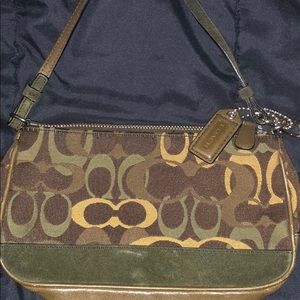 Vintage Camo Coach handbag